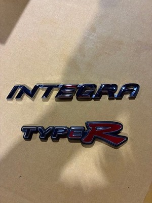 INTEGRA TYPE R emblem set DC5 From Japan