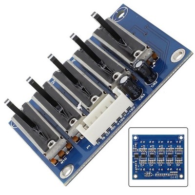 Stage Audio EQ Board mit 10-fach Frequenzeinstellung und Netzteil