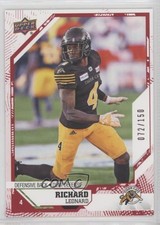2019 Upper Deck CFL Red 72/150 Richard Leonard #78 2o7