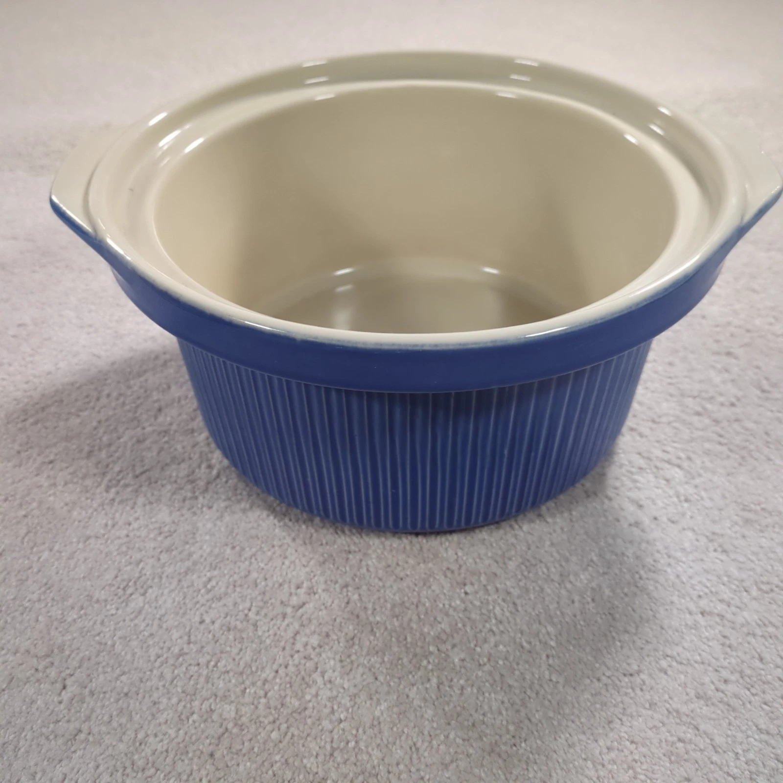 Rival Crockpot 3154 CERAMIC CROCK INSERT ONLY Pot 4 qt Slow Cooker Blue