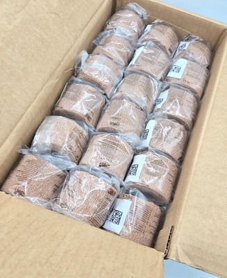 *Lot of 36* 3M Coban 1582 Self-Adherent Wrap, Tan 2'' Wide 5yd/Roll Free Shipping