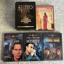 Stephen King DVD Boxset Misery The Dark Half Needful Things Carrie Lots of Bonus