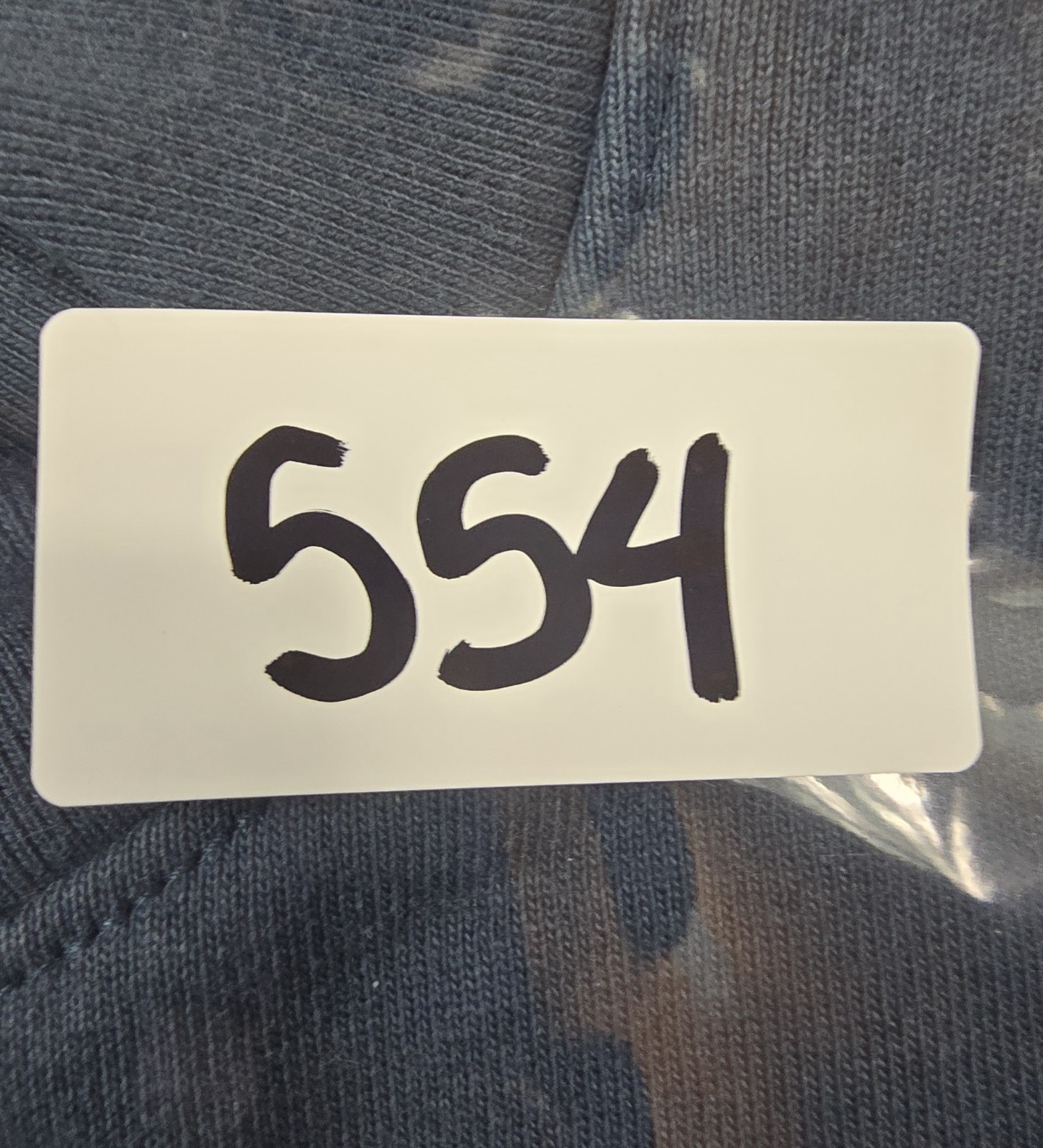 Yeezy GapEngineered By Balenciaga Dove Men's Large No Seam T-Shirt Dark Blue thumbnail 16