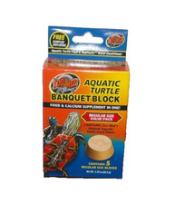 Zoo Med 5 Pack Aquatic Turtle Banquet Block