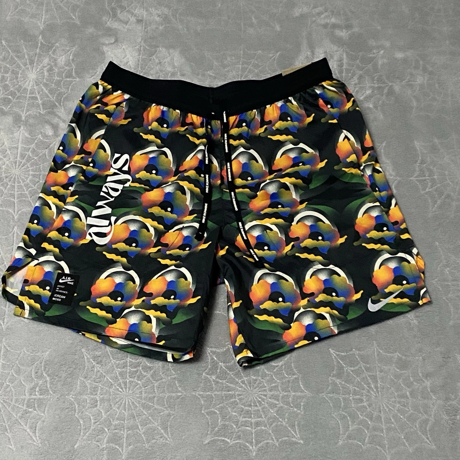 Nike Air Shorts Mens S Flex Stride 7” Jordan Moss Running Shorts Unlined Workout