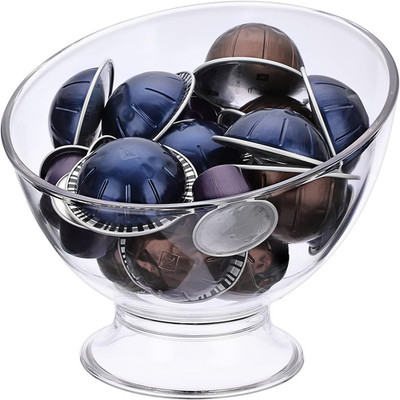 Coffee Pod Holder, Plastic Coffee Capsule Storage for K Cup Nespresso Vertuo Keu