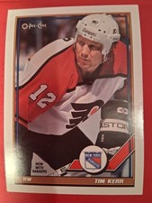 1991-92 O Pee Chee #164 Tim Kerr New York Rangers