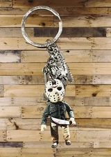 Halloween, Friday The 13th Acrylic JASON & Stainless Charms & Pennywise Key ring