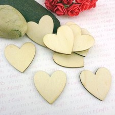 Buddly Crafts Wooden Hearts