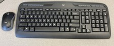 Logitech Wireless Keyboard Mouse Combo with USB Dongle Tested Working