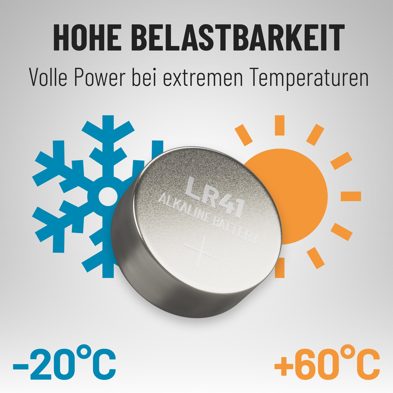 ABSINA 10x AG3 LR41 Knopfzelle 1,5V Alkaline - Knopfzellen Batterien Batterie