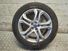 19" INCH ALLOY WHEEL WITH DAMAGED TYRE FORD EDGE FT4C-1007-C1A 2017
