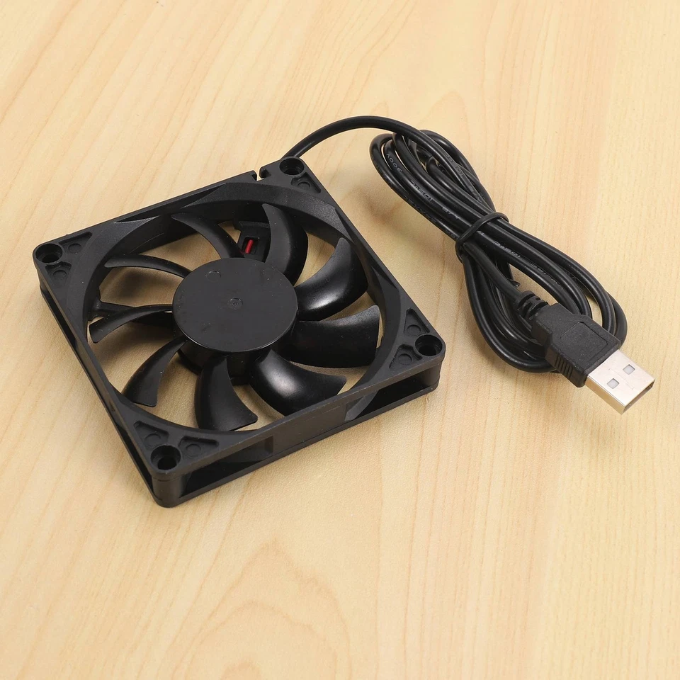 80mm 5V USB Fan 80mm 8cm 8015 Brushless DC Cooling Fan PC Computer Router5178 - Image 2 of 4