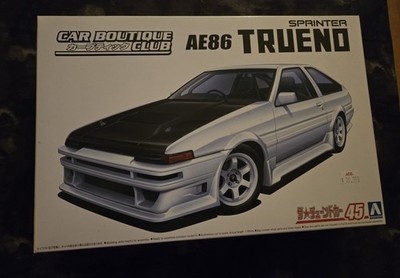 Aoshima 1/24 Scale Model Kit Car Boutique Club Toyota Sprinter Trueno AE86 3Dr