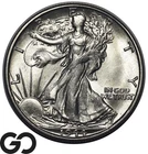 1944-S Walking Liberty Half Dollar 90% Silver Gem BU Uncirculated