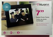 Aluratek 7" Digital Photo Frame ADPF07SF Auto Slideshow USB SD Card New