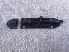 Vintage Rustic Bolt Latch Door Lock Sliding Barn Long Overall Lock Latch 5 1/4"