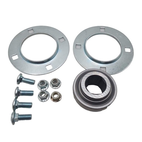 Parte Provata (2) AE50-090 Cuscinetti Esagonali con (4) AE50-094 72mm 4 Fori Flange - Foto 2 di 13