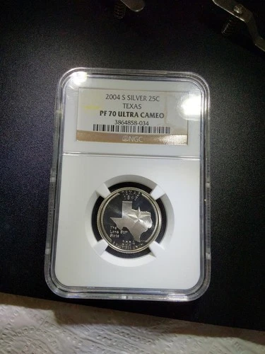2004-S 50 State Quarters Texas Proof — photo from another recent sale