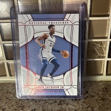 Panini 2021-22 National Treasures Jaren Jackson Jr. NBA 75th #85 /75 Grizzlies