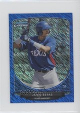 2013 Bowman Cream of the Crop Chrome Mini Refractor Blue Wave Jairo Beras 3c7