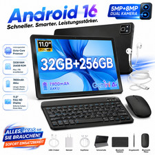 2026 Newest 11 inch Tablet Android 16 Tablet 32GB RAM 256GB ROM Octa-Core WiFi