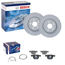 BOSCH BREMSSCHEIBEN 345mm + BELÄGE HINTEN passend für BMW 7er F01 F02 2008-2015
