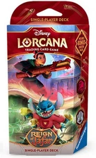 Disney Lorcana TCG Reign of Jafar Ruby & Steel Starter Deck