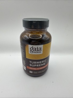 Gaia Herbs Turmeric Supreme Extra Strength 120 Vegan 05/27