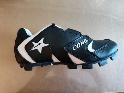 Converse Synthetic Baseball Shoes Size 6 Black White New With Box - Picture 4 of 23