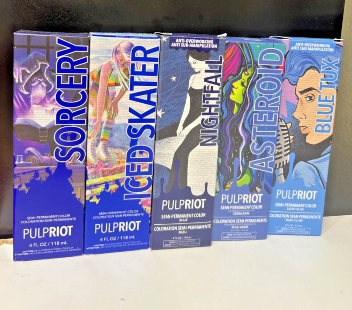 4floz, 8-blue Shades (bundle) ~ New With Box