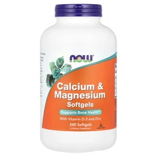 Calcium & Magnesium, 240 Softgels