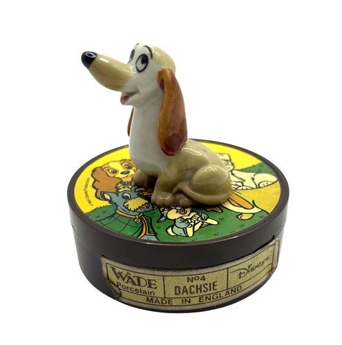 VTG WADE England Hatbox Series DACHSIE #4 from Disney's Lady and the Tramp Box - Picture 8 of 8