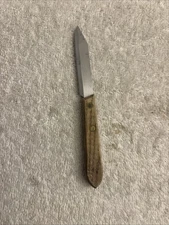 Ekco 3" Paring Knife Stainless Steel Blade Wood Handle USA