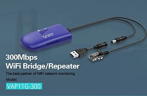 VONETS WiFi to Wired WiFi Bridge Ethernet/Signal Repeater Mini Industrial 2.4... - Image 2 of 4