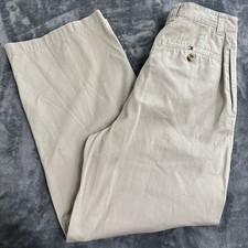 VTG Tommy Hilfiger Youth 16 Khaki Pants Loose Baggy Y2K Uniform School Work Emp