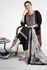 Readymade Rayon Kurta/Kurti and Plazoo Set for Women's Party Festive Outfit Gift