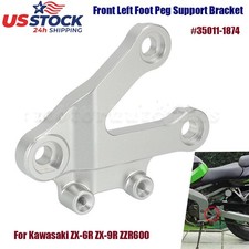 Soporte de clavija de pie delantero izquierdo 35011-1874 para Kawasaki ZX-6R ZX-9R ZZR600