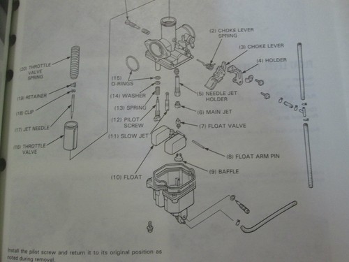 Manual De Taller De Servicio Y Reparación OEM Honda NX125 1989 61KY750 - Imagen 5 de 8