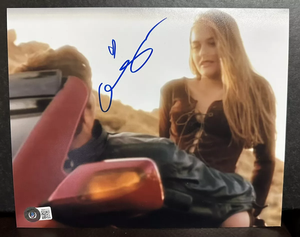 Alicia Silverstone Autographed 8x10 Photograph Aerosmith Crazy ! BAS W