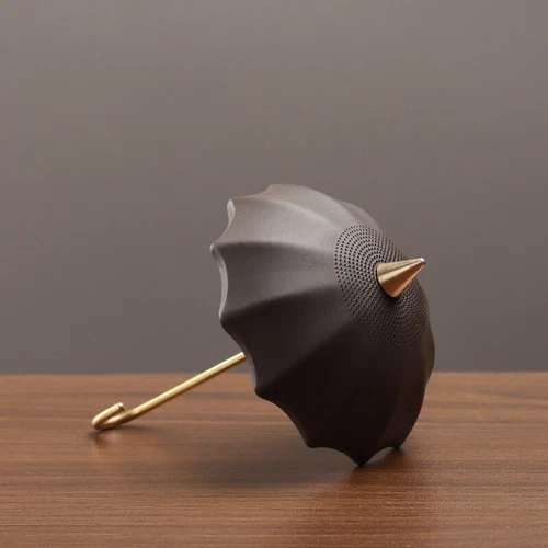 Creative Filter Net Porcelain Umbrella Design Ceramic Strainer To Filter Tea New - Picture 13 of 20