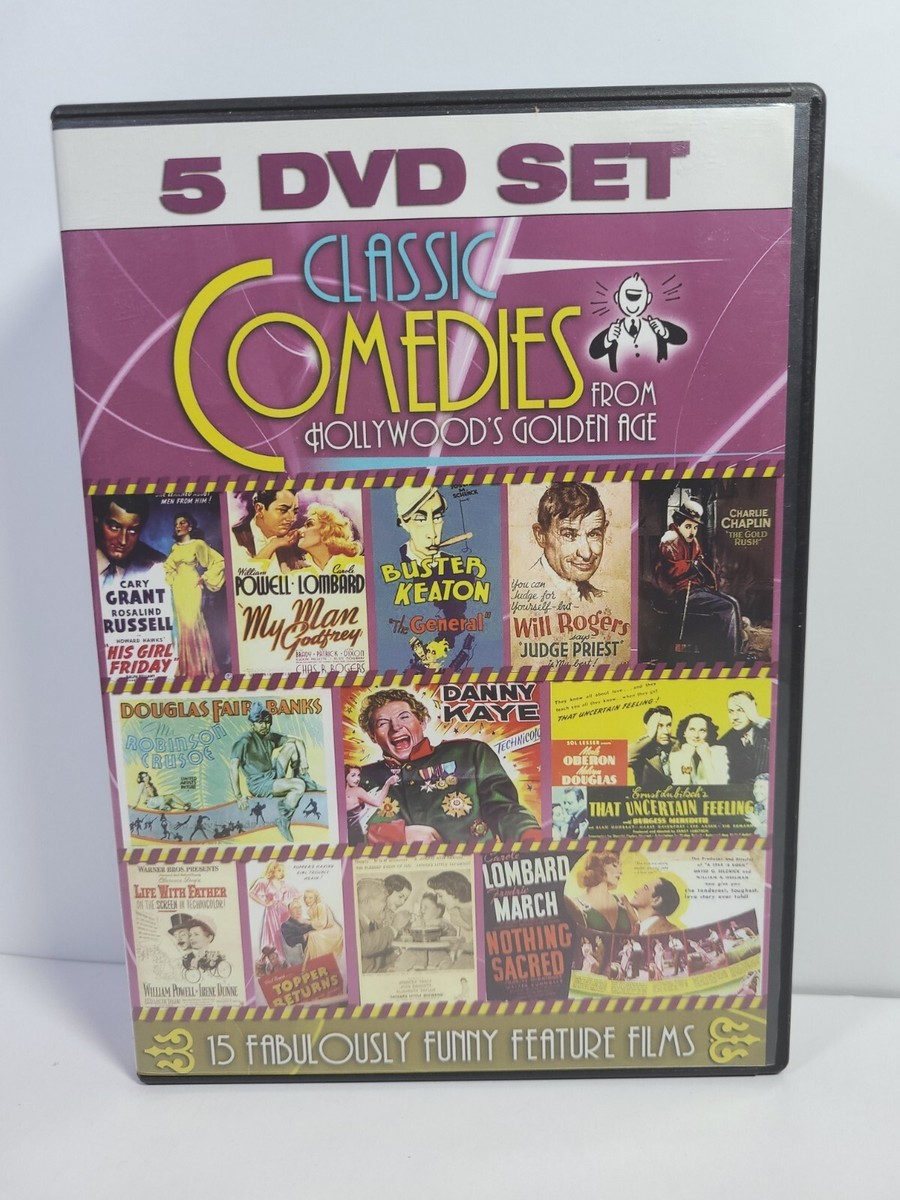 Classic Comedies from Hollywoods Golden Age (DVD, 2006, 5-Disc