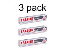 Confezione da 3 dentifrici LACALUT WHITE 75 ml/2,5 oz