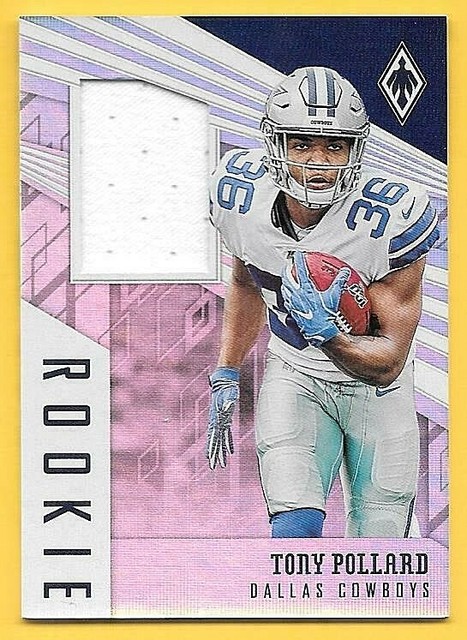2019 Panini Phoenix 35 Tony Pollard Rookie Jersey Card 082 100 EBay
