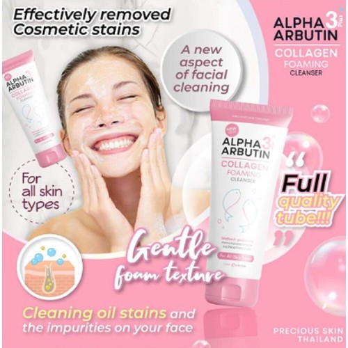 ALPHA ARBUTIN 3+ COLLAGEN FOAMING Cleanser For All Skin Type 120ml - Picture 5 of 8