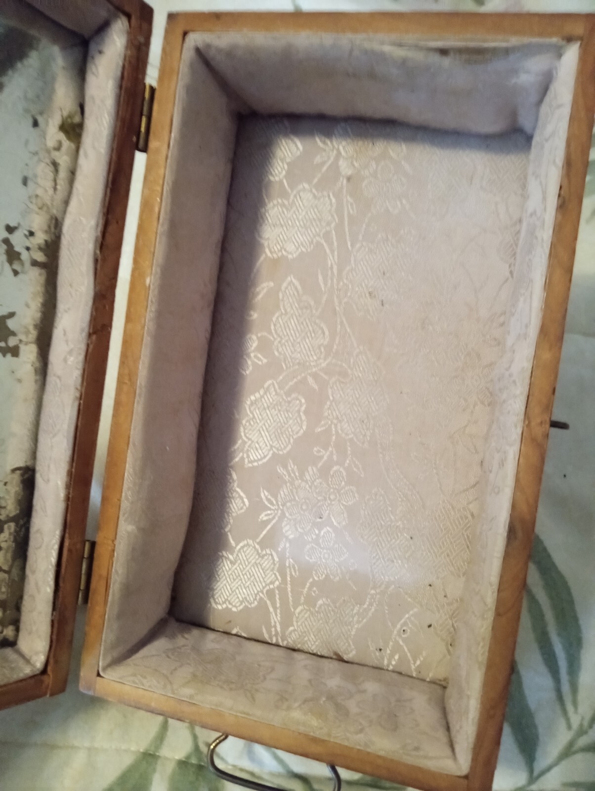 Vintage Jewelry Box McGraw Box Company NY Treasure Chest Red Cedar