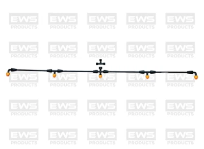 EWS PRODUCTS Knapsack Sprayer Boom Attachment For Pressure Sprayer, 4/5 Nozzle Spray Boom