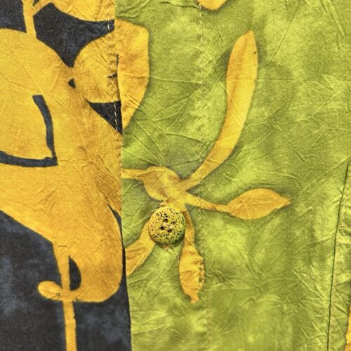 Camisa vintage Jams World parche de piña para hombre XL hawaiana abotonada hecha en EE. UU. - Imagen 3 de 9