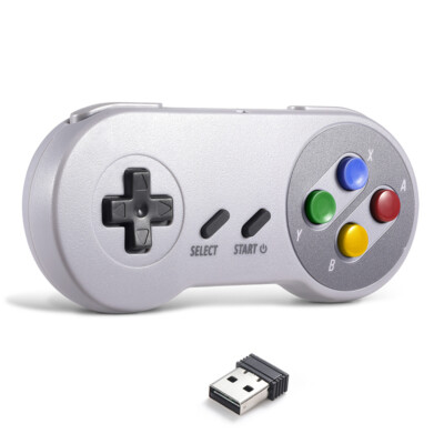 2.4G Wireless Controller Chargeable Classic SNES USB Gamepad für Nintendo PC Mac