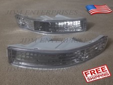 New Toyota Corolla 1993-1997 Ae100 Ae101 Jdm Short Style Bumper Light Clear Pair